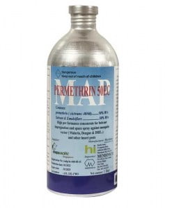 Thuốc diệt muỗi côn trùng Map Permethrin 50EC 1 Lít Chai Nhôm