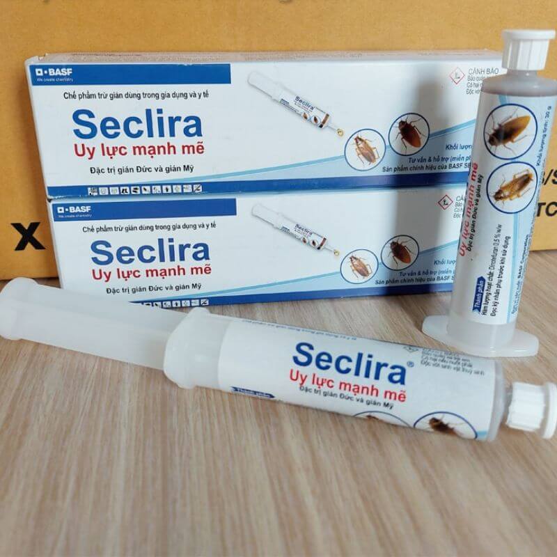 Thuốc diệt gián Đức Seclira 30g ha2 Thuốc diệt gián Đức Seclira 30g ha2